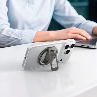 Магнитное кольцо-держатель Hoco GH10 - Metal Gray