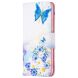 Чехол-книжка Deexe Color Wallet для Samsung Galaxy A13 (А135) - Butterfly and Flowers. Фото 3 из 8