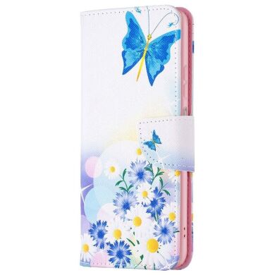 Чехол-книжка Deexe Color Wallet для Samsung Galaxy A13 (А135) - Butterfly and Flowers