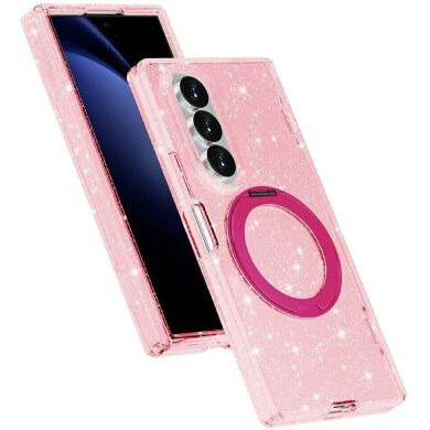 Защитный чехол Reframe Glitter Stand Case для Samsung Galaxy Fold 8 Ultra - Pink