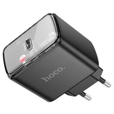 Сетевое зарядное устройство Hoco CS41A 35W + кабель Type-C to Type-C - Black