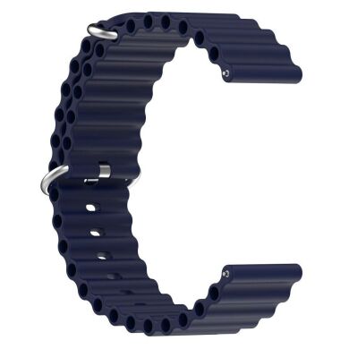 Ремешок Deexe Ocean Strap для часов с шириной крепления 20 мм - Midnight Blue