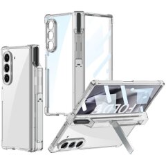 Защитный чехол GKK Airbag Stand для Samsung Galaxy Fold 6 - Transparent