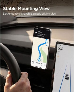 Автомобильный держатель Spigen Adhesive Dashboard Car Mount (ACP11659) ACP11660 - Black