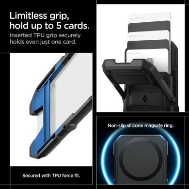 Кардхолдер Spigen Tough Armor Pro (Mag Fit) AFA09327 - Black