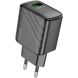 Сетевое зарядное устройство Hoco CS21A QC3.0 (18W) - Black. Фото 1 из 8