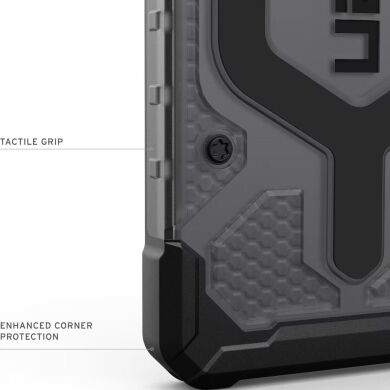 Ударостійкий чохол URBAN ARMOR GEAR Pathfinder Clear MagSafe для Samsung Galaxy S26 (S942) 214528113140 - Ash / Black