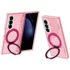 Защитный чехол Reframe Glitter Stand Case для Samsung Galaxy Fold 8 Ultra - Pink