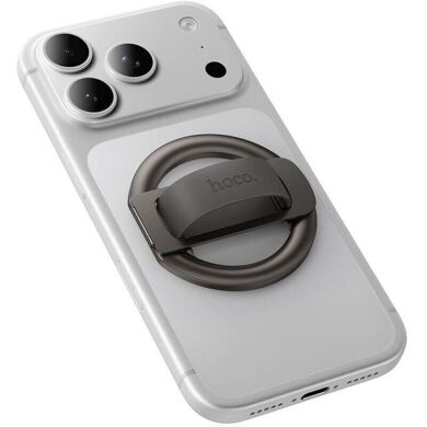 Магнитное кольцо-держатель Hoco GH10 - Metal Gray