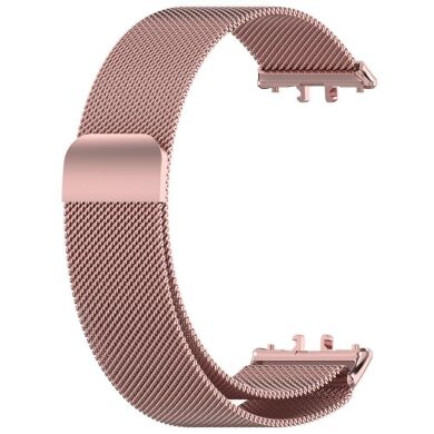 Ремешок Deexe Milanese Loop для Samsung Galaxy Fit 3 - Rose Pink