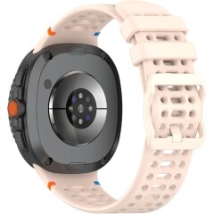 Ремешок Reframe Holes Design для Samsung Galaxy Watch 8 (40/44mm) / 8 Classic - Pink