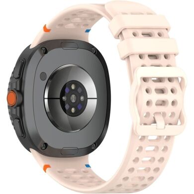 Ремешок Reframe Holes Design для Samsung Galaxy Watch 8 (40/44mm) / 8 Classic - Pink