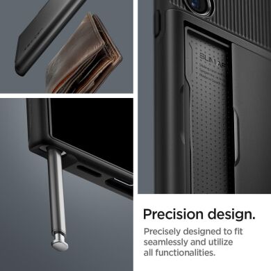 Захисний чохол Spigen (SGP) Slim Armor CS для Samsung Galaxy S24 Ultra (S928) - Black