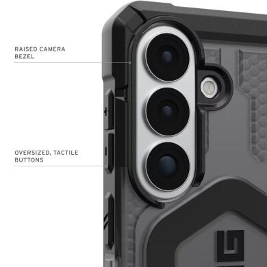 Ударостійкий чохол URBAN ARMOR GEAR Pathfinder Clear MagSafe для Samsung Galaxy S26 (S942) 214528113140 - Ash / Black