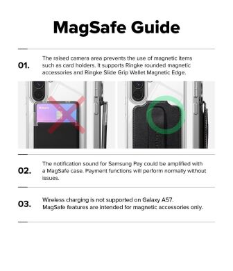 Захисний чохол Ringke Fusion Magnetic для Samsung Galaxy A57 (A576) 8800328817944 - Clear