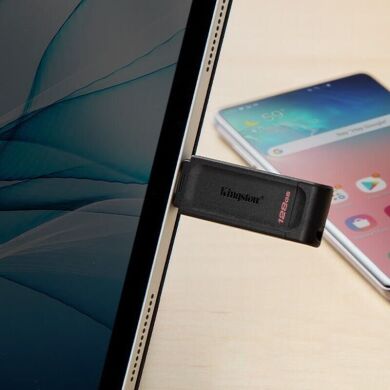 Флеш-накопичувач Kingston DT 70 128GB Type-C (DT70/128GB) - Black