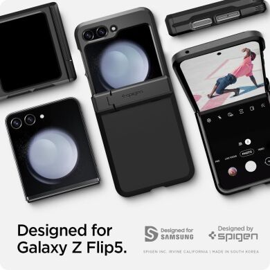 Защитный чехол Spigen (SGP) Tough Armor Pro (FF) для Samsung Galaxy Flip 5 - Black