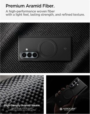 Защитный чехол Spigen AirSkin Aramid (MagFit) для Samsung Galaxy Fold 8 Ultra (ACS11510) - Black