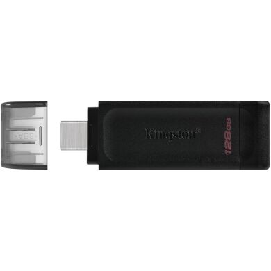 Флеш-накопичувач Kingston DT 70 128GB Type-C (DT70/128GB) - Black