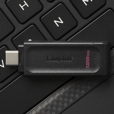 Флеш-накопичувач Kingston DT 70 128GB Type-C (DT70/128GB) - Black