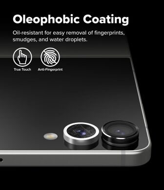 Комплект защитных стекол Ringke Camera Lens Frame Glass для Samsung Galaxy Flip 7 (8800293855927) - Black