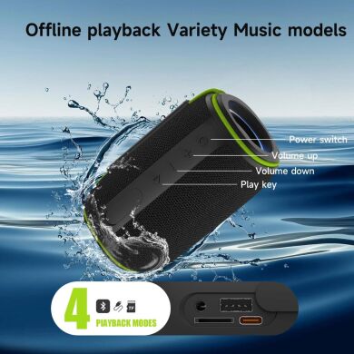 Портативная акустика WIWU H5 Thunder - Black