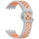 Ремешок Deexe Dot Color для Samsung Galaxy Fit 3 - Grey / Orange. Фото 3 из 7