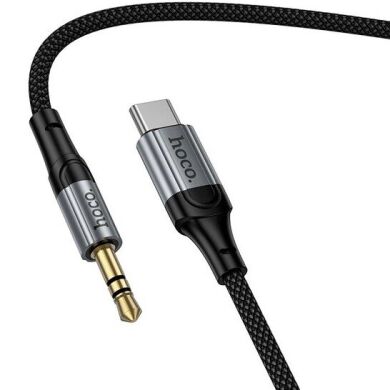AUX-кабель Hoco UPA33B Type-C to 3.5mm (1.5m) - Black