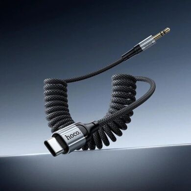 AUX-кабель Hoco UPA33B Type-C to 3.5mm (1.5m) - Black