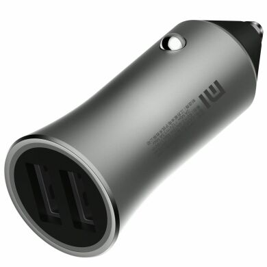 Автомобильное зарядное устройство Xiaomi Mi Car Charger Pro - Silver