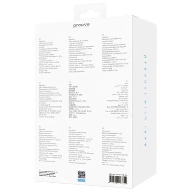 Автомобільний тримач з бездротовою зарядкою Proove Square Magnetic Pro 15W - Gray