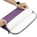 Чехол Deexe Nylon Case для планшетов и ноутбуков диагональю до 13 дюймов - Purple. Фото 4 из 5