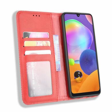 Чехол Deexe Retro Style для Samsung Galaxy A31 (A315) - Red