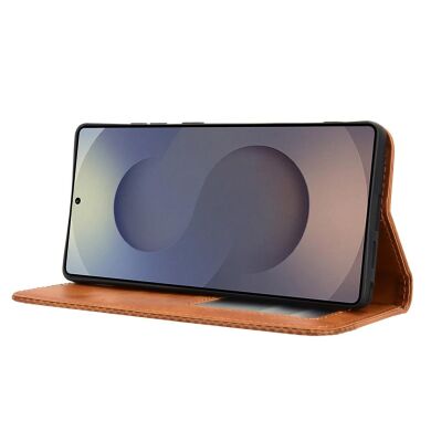 Чохол Deexe Retro Style для Samsung Galaxy S26 Ultra (S948) - Brown