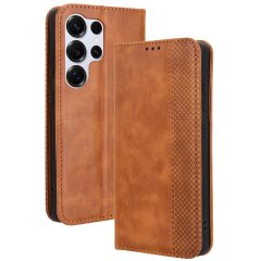 Чохол Deexe Retro Style для Samsung Galaxy S26 Ultra (S948) - Brown