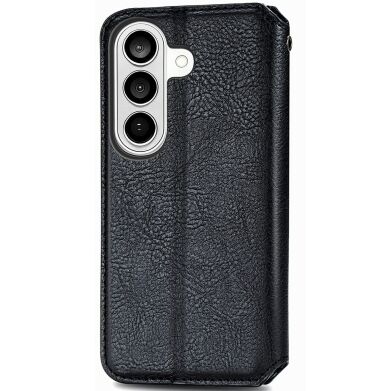 Чохол Deexe Rhombus Wallet для Samsung Galaxy S26 Plus - Black