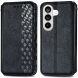 Чохол Deexe Rhombus Wallet для Samsung Galaxy S26 Plus - Black