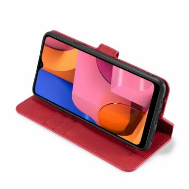 Чохол DG.MING Retro Style для Samsung Galaxy A20s (A207) - Red