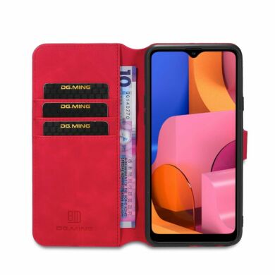 Чохол DG.MING Retro Style для Samsung Galaxy A20s (A207) - Red