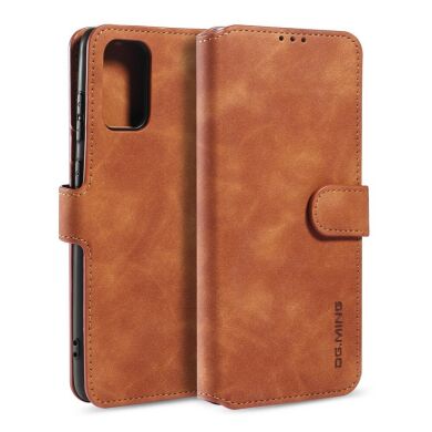 Чохол DG.MING Retro Style для Samsung Galaxy S20 (G980) - Brown