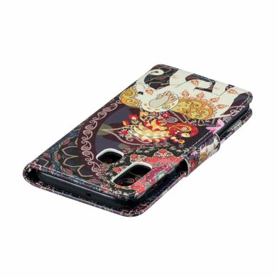Чохол-книжка Deexe Color Wallet для Samsung Galaxy A40 (А405) - Elephant and Peacock