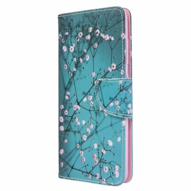 Чехол-книжка Deexe Color Wallet для Samsung Galaxy A51 (А515) - Tree with Flowers