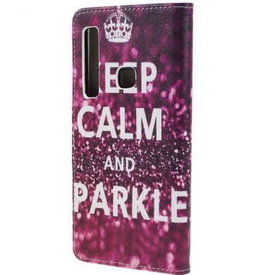 Чохол-книжка Deexe Color Wallet для Samsung Galaxy A9 2018 (A920) - Keep Calm and Sparkle