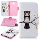 Чехол-книжка Deexe Color Wallet для Samsung Galaxy J4 2018 (J400) - Owl on a Branch. Фото 2 из 8