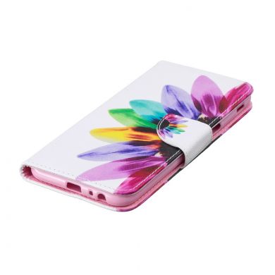Чехол-книжка Deexe Color Wallet для Samsung Galaxy J6+ (J610) - Colorful Petals