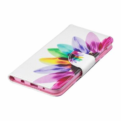 Чехол-книжка Deexe Color Wallet для Samsung Galaxy M10 (M105) - Petals Pattern