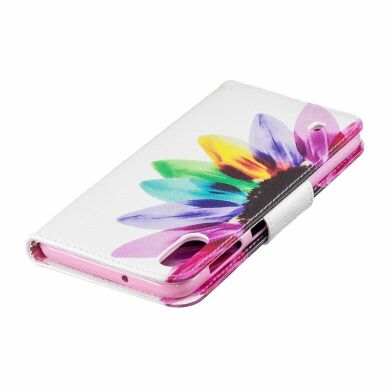 Чехол-книжка Deexe Color Wallet для Samsung Galaxy M10 (M105) - Petals Pattern