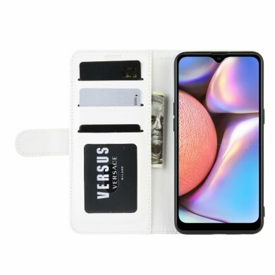 Чехол-книжка Deexe Wallet Style для Samsung Galaxy A10s (A107) - White