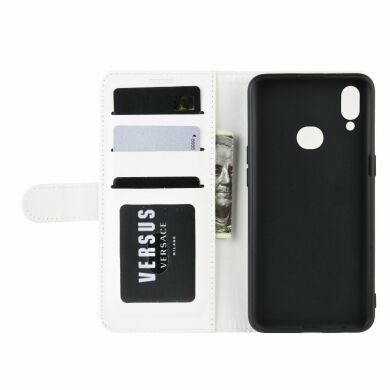 Чехол-книжка Deexe Wallet Style для Samsung Galaxy A10s (A107) - White