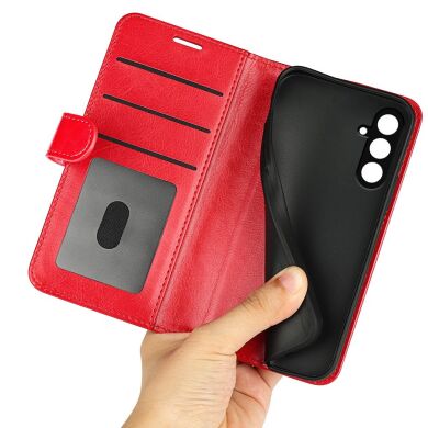 Чехол-книжка Deexe Wallet Style для Samsung Galaxy M34 (M346) - Red